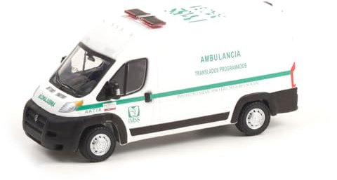Compatible Con 2018 Furgoneta Dodge Ram ProMaster Ambulancia Mexico Route Runners Series 4 1:64 Greenlight 53040C