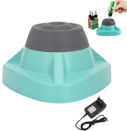 Elektrischer Vortex Mixer, Mini Vortex Mixer Schüttler, 10000 U/min 100–240 V Tätowierfarben Shaker vielseitig einsetzbar schnell mischendes Pigment Labor Vortex Mischer für Nagellack Kleber(EU)