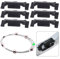 Scheinwerfer-Verkleidungsring-Clips für Mini Cooper R55 R56 R57 R58 R59 R60 R61 F55 F56 F57 F60 R55 R56 R57 Schwarz Kunststoff Auto Scheinwerfer Blende Clip