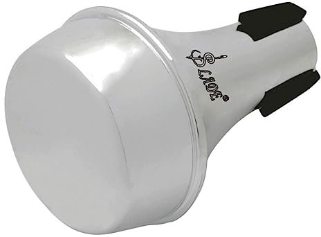 TOYANDONA 1 Pc Trompeta Muda Silenciadores Trompeta De Aleación Sordina Recta De Aluminio Suministros De Trompeta Muda De Práctica De Trompeta Silenciosa Horn Ligero Abdominales Metal