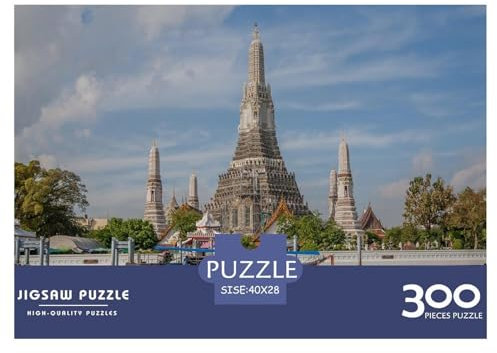 300 Piece Adult Puzzles Beautiful Scenery of Thailand Jigsaw Puzzles for Adults Kids, Puzzles 300 Piece Game Toys for Adults Family Puzzles Gift 300pcs (40x28cm)