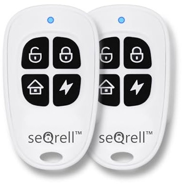 seQrell, Set di due Telecomandi Supplementare per seQrell Allarme Antifurto Wireless gsm, Set di DUE Telecomandi. SQTR002CR