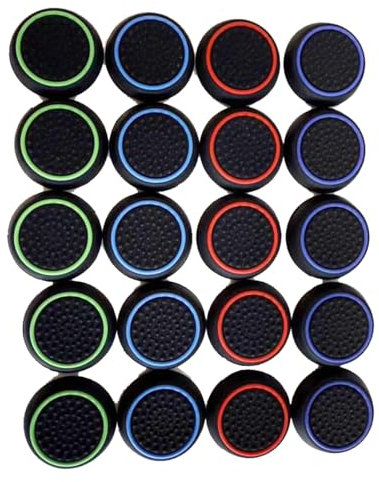 UPONEW 20 tapas de silicona de repuesto para mando de control táctil para PS3, PSS4, PS5