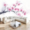 Fototapete 3D Chinesische Tuschemalerei Kirschblüten Art Mauer VliesTapete 400x280 cm Wandtapete Wanddeko Wand Wohnzimmer Schlafzimmer Wohnung Wandbilder