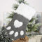Weihnachtsstrumpf Weihnachtsdeko Wichtel Weihnachtsdeko Amerikanisch Christbaumschmuck Vintage Pet Bag Weihnachtsrote Ornamente Kindersocken zum Aufhängen grau Heimdekoration Weihnachtsbaum Party