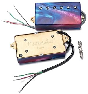 E-Gitarren-Tonabnehmer handgefertigter Tonabnehmer Heavy-Metal-E-Gitarren-Zubehör Tonabnehmer Playing Accessories(Complete set)