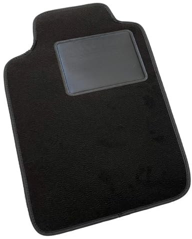 DHCarMats | Autoteppich nur Fahrerseite für Peugeot 206 ab 1998 | Fahrermatte aus Teppichboden nach Maß | Autozubehör - Fußmatten Automatten 1PZ