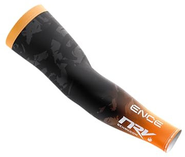 NRV Arm Sleeve - ENCE Esport - Gaming Kompressionsmanschette für Esport - Atmungsaktives, langlebiges und flexibles Design - Rainbow Six Siege & Counter Strike Teams (Orange, L)