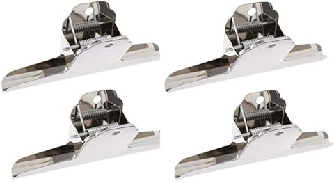 4Pcs Large Bull Binder Clips,Bulldog Clip,Paper Clamp,for Crafts Drawing Board,Files,for Home,Office,School (12cm)
