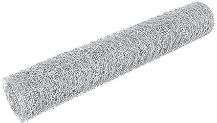 CIYODO Galvanized Hexagonal Mesh for Poultry Chicken Wire Net Lightweight Garden Fence Crafting Wire Mesh Outdoor Use
