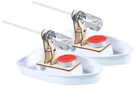 Yardwe Selbstgemacht Dampfschiff Modellbausatz Kinder Sicheres Leichtes Holzmaterial 2 Satz Segelboot Schiffsmodell Kooperationsförderndes Lernspielzeug Für Kinderzimmer Und Zuhause