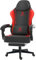 Dowinx Gaming Stuhl, Ergonomischer Gamer Stuhl aus PU-Leder mit Lendenwirbelstütze, PC-Stuhl mit verbreiterter Rückenlehne, Belastbar bis 150 kg, rot