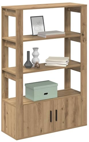 vidaXL Sideboard Artisan oak 30 x 80 x 119.5 cm Engineered Wood