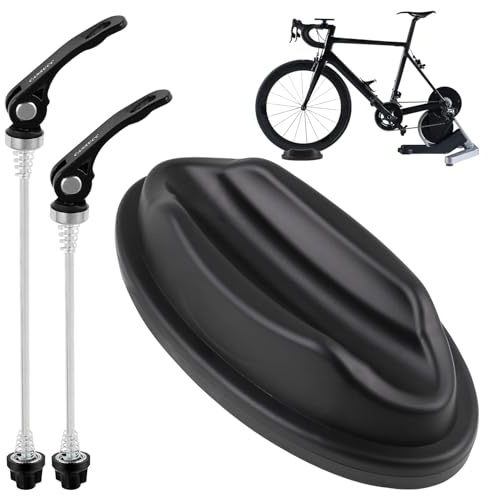 Fahrrad Vorderradstütze Rollentrainer, Riser Block Set | Bike Front Wheel Riser mit Fahrrad Schnellspanner, Aluminium Quick Release