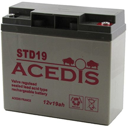 Batterie à décharge lente AGM STD 19 amp