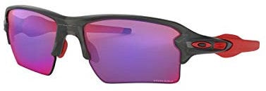 OAKLEY Lunettes de Soleil, FLAK 2.0 XL, Gris (Fumée gris mat/Prizm Road), 59 mm