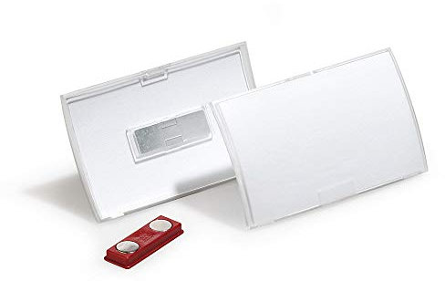 Durable CLICK FOLD mit Magnet - VE 20 Stk HxB 40 x 75 mm - Akkreditierung Namensschild