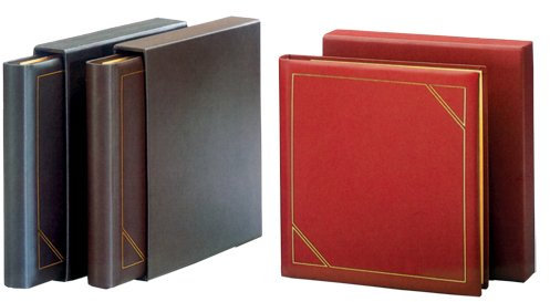 SAFE 1516 Schutzkassette für 'Favorit' Briefmarkenalbum aus braunem Leder