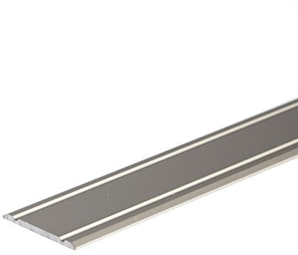 Flat SELF-Adhesive ANODISED Aluminium Door Floor Edging BAR Strip Trim Threshold 930 x 30mm A02 INOX