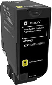 Lexmark 74C1SY0 CS720, CS725, CX725 Yellow Yield Return Program Cartridge Toner