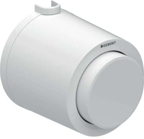 Geberit 116.046.11.1 – Pneumatischer Druckschalter Fernbedienung 01, Oberfläche, für Download einfach, weiß alpin