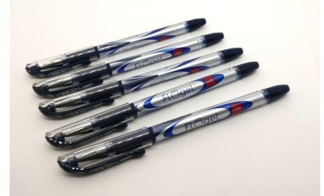 Cello FLOGEL (Blue Ink) Gel Pen - Pack of 10(Ship from India)