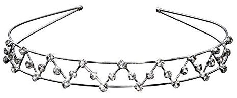 AAHB Brautschmuck Haarreifen Hair-Ring Diadem Braut Strass Kommunion