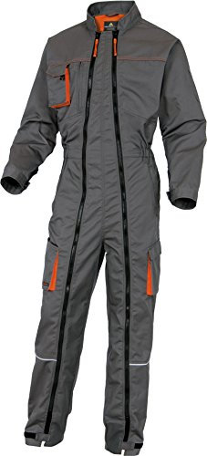 Delta Plus Panoply M2CZ2 Mach 2 Arbeitsoverall, Doppelreißverschluss, Overall, Overall, Overall, Overall (XXL, Grau), grau, XXL