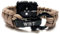 Taktische Kombination 550 Paracord-Armband mit robustem Armor Gehäuse für Apple Watch 42 mm & 44 mm mit Edelstahlbügel für Serie 4, 3, 2, 1