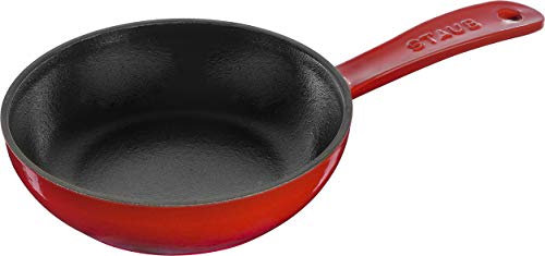 Staub Padella 40501-146 per friggere, 16 cm, in ghisa smaltata, in ferro, compatibile con induzione