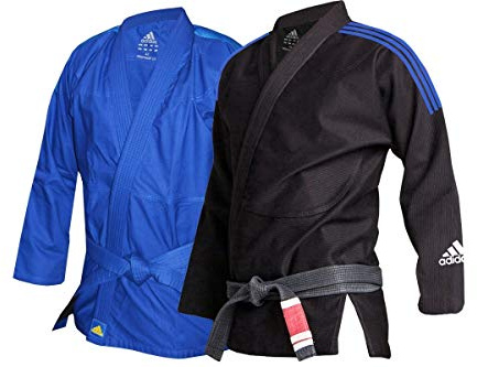 adidas BJJ Response Uniform-Gi de Jiu Jitsu de Artes Marciales (265 g), Unisex Juvenil, Azul, M3