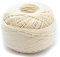 - STRICKDIRWAS - Häkelgarn aus 100% Baumwolle Baumwollgarn Baumwollfaden zum Sticken, Häkeln, Schmuck, Basteln… (beige)