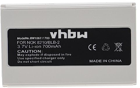 vhbw Akku kompatibel mit BenQ DC S30, DC E40 Handy Smartphone Telefon (700 mAh, 3,7 V, Li-Ion)