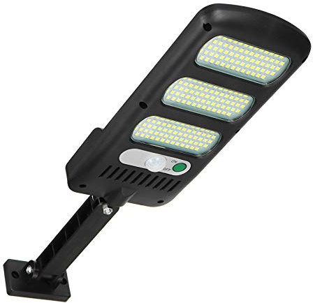 Freea Luz Solar Exterior, 213 LED luz solar libre, Foco Solar Potente con Sensor de Movimiento, 3 Modos de Iluminación Lámpara Solar Exterior Impermeable para Jardín, Patio, Camino (Pack de 1)