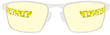 Gunnar Gaming- und Computerbrille - Kids - ESL Blade Lite (Age 12+), White Rahmen, Amber Linsen - Blaulichtfilter Brille, Premium Blaufilter, UV-Schutz,