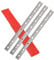 KTEM 13-Inch Planer Blades Replacement for DeWalt DW735, DeWalt DW735X, Replaces DW7352 - Set of 3