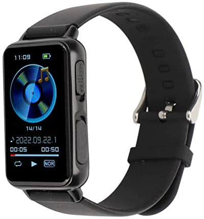 Fockety Reloj con Grabadora de Voz Digital, Grabadora Activada por Voz con Cancelación de Ruido con Reproducción, Libro Electrónico, Grabadora de Audio para Conferencias, Reuniones, Clases (32GB)