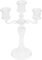 Beavorty Bougeoir Haut 3 Bras Candélabres Verre Bougeoir Style Européen 3 Branches Bougie Candélabres De Mariage Bougeoirs Décor À La Maison De Mariage Transparent Chandeliers Candélabres