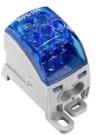 Weidmüller Phasenverteilerblock WPD 104 1x25+1x16/2x16+3x10 BL 2518250000 Blau, Transparent 1St.
