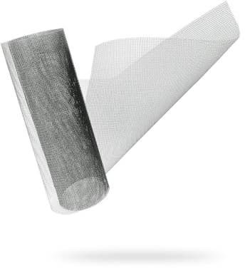 NextHook Fliegengitter Fenster, Insektenschutz Fenster aus Fiberglas Meterware, Hochwertiges Fliegennetz Fenster für den optimalen Insektenschutz für fenster (Grau, 2,0m x 5m)