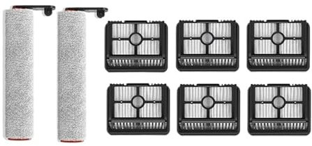 PYQMZTRV Accessoires de Remplacement for aspirateur, Rouleau, Brosse Douce, Filtre Hepa, Compatible avec Dreame H20 / H30