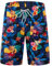 APTRO Herren Badehose Lang Badeshorts Schnelltrocknend Boardshorts Freizeit Short Ananas MK3369 M