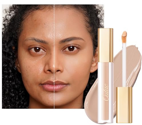 Oulac Concealer für Gesicht und Augenringe, langanhaltender Abdeckstift Gesicht Kosmetik, Concealer Augenringe With mit Hyaluronic Acid, Farbcode: N3 Light Neutral Concealer 3.8ml