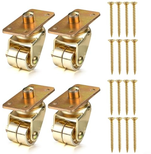SMZhomeone Vertikale Klaviereisenrollen Stahlplatte Rollen Für Klavierräder Für Spinett Klavier Stimmwerkzeug 1/4 Stück Für Klavierrahmen, Chinesische Möbel(4PCS)