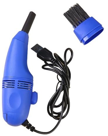 Amotee Pro Vacuum Cleaner,Mini Keyboard Vacuum Cleaner Sewing Machine Vacuum Cleaner, USB Handheld Vacuum Cleaner Portable Tiny Cordless Computer Vacuum Cleaner for Laptop Pc Car Home(Deep Blue)