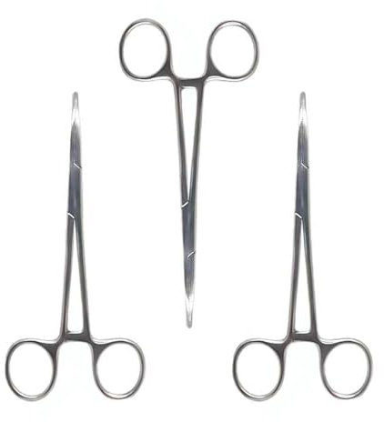 EOWVISN 3 Pcs Stainless Steel Piercing Pliers, Piercing Aid Tool, Piercing Ball Removal Tool, Metal Fishing Pliers, Outdoor Mini Tool Pliers, Clamp Removal Tool