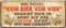 schilderkreis24 Blechschild 28x12 cm - Die Regel kein Bier vor vier bezieht sich im Dorf auf das Alter, nicht auf die Uhrzeit – witzige Wanddeko für Bierliebhaber