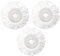 JUPPLIES Pack 3 Recambios Fregona Giratoria 360º con Cabezal de Microfibra - Mango Telescópico para Limpieza del Hogar - Recambios Fregona Escurrefacil (3 Recambios)