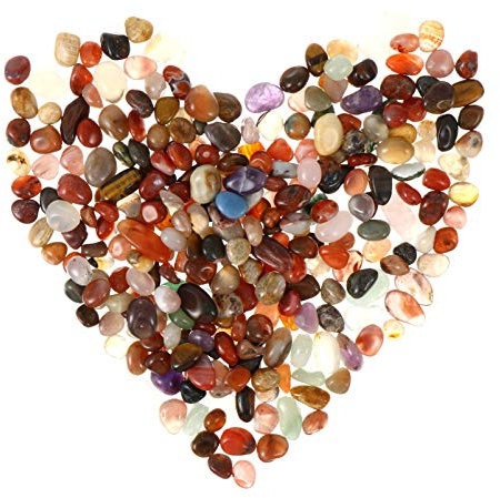 ROMISBABA Kieselsteine Flusssteine Aquariensteine Dekorative Landschaftssteine Pflanzensteine Kies Für Vase Schale Kerzenhalter Pflanzgefäß Aquarium Teich Wasserspiel Springbrunnen Topf