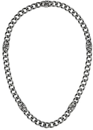 BOSS Jewelry Gliederhalskette für Herren Kollektion DOUBLE B ABSOLUTE aus Edelstahl mit Doppel-B Charms - 1580744